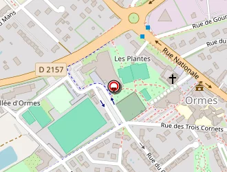 Carte de Lesourd Daniel à Ormes