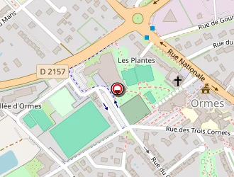 Carte de Excel Assurances à Ormes