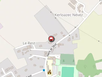 Carte de Ecole Primaire Les Trois Pommiers à Peumérit