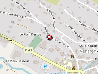 Carte de Morbin Jean-pierre à Ventron