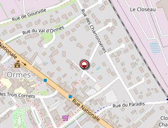 Carte de Saldana Christine à Ormes