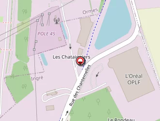 Carte de Espace Chantemelles à Ingré