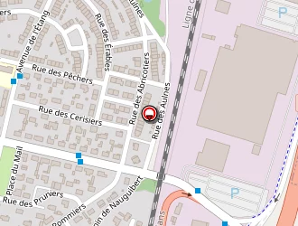 Carte de Locouest à Arnage