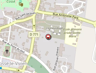 Carte de Bézier André à Cossé-le-vivien