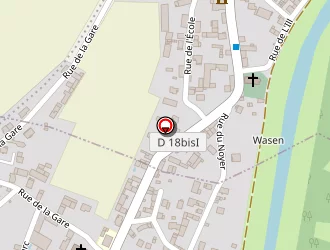 Carte de Bretz Virginie à Oberentzen