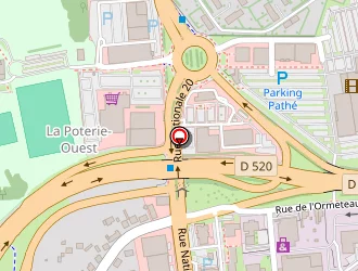 Carte de Ibis Budget à Saran