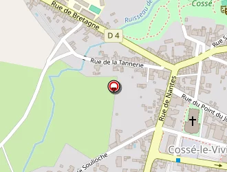 Carte de La Poste à Cossé-le-vivien