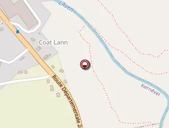 Carte de Maison De Retraite à Rosporden