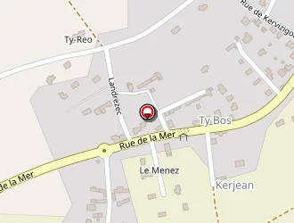 Carte de Le Borgne à Pouldreuzic