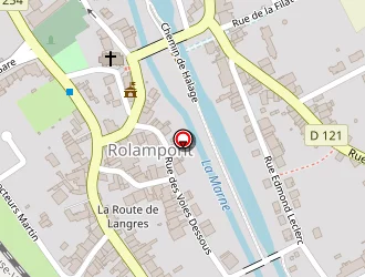 Carte de Spie Est à Rolampont