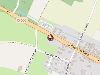 Carte de Atelier De Sandra à Épineau-les-voves