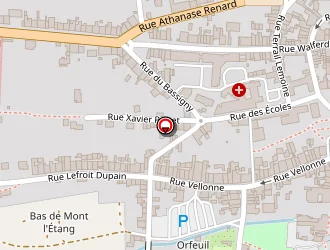 Carte de Neveux à Bourbonne-les-bains