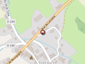 Carte de B&b Mirage à Frécourt