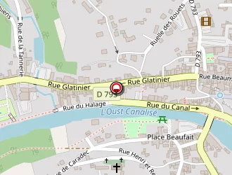 Carte de Eglantine Institut à Josselin