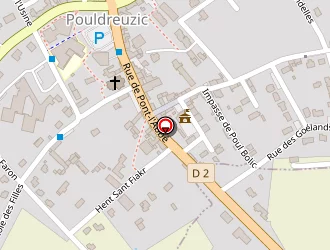 Carte de Diot à Pouldreuzic