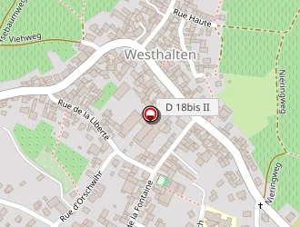 Carte de Ecole Primaire à Westhalten