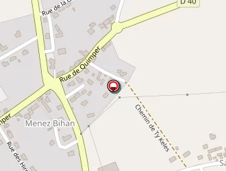 Carte de Lagadic Guewenn à Pouldreuzic