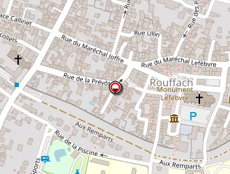 Carte de Camping Municipal à Rouffach