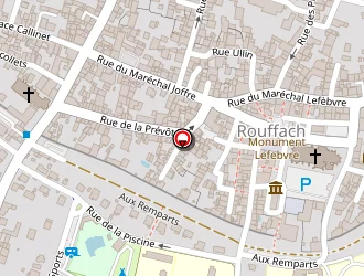 Carte de La Poterne à Rouffach