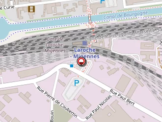 Carte de Asucm Tennis à Migennes