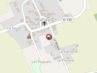 Carte de Haudebert Jérôme à Rahay