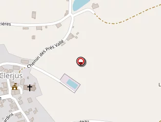 Carte de Ecole Pimaire à Clerjus (le)