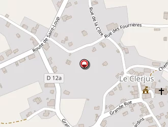 Carte de Mcm à Clerjus (le)