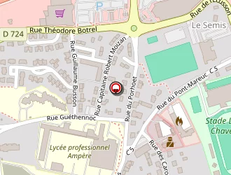 Carte de Gautier Bernard à Josselin