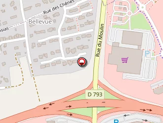 Carte de Centre Leclerc à Josselin