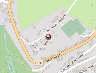 Carte de N.r.m (new Raw Materials) à Plombières-les-bains