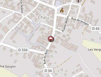 Carte de Chauviere Aline à Chéu