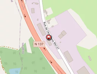 Carte de Palazzetti Resistaff Concess. à Orgères