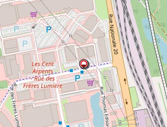 Carte de Brico Dépôt à Saran