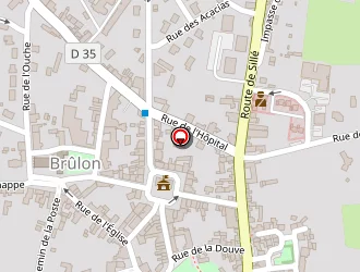 Carte de La Boule D'or à Brûlon