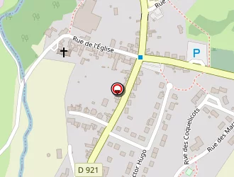 Carte de Touche De Vert à Cormenon