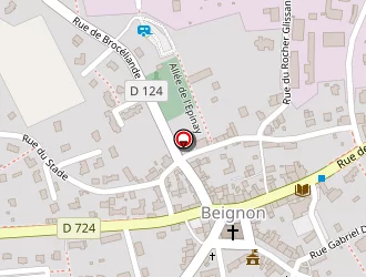 Carte de Taxi Gayet-beignon à Beignon