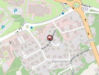 Carte de Cornouaille Environnement à Quimper