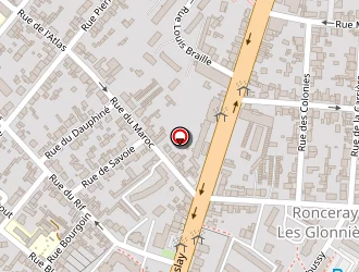 Carte de Rocher Brigitte à Mans (le)