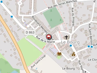 Carte de Le Vesuve à Amilly