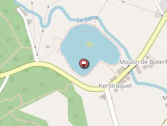 Carte de Plan D'eau De Kerstraquel à Melrand