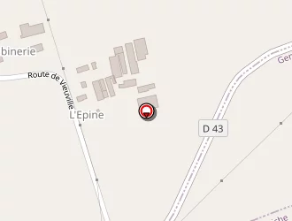 Carte de De L'epine (gaec) à Moutiers