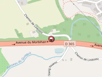 Carte de Le Logis Du Stang à Quimper