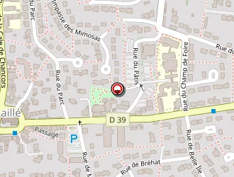 Carte de Ecole Primaire Publique à Laillé