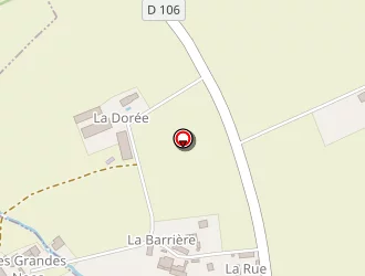 Carte de Gendry Bédier à Moutiers