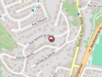 Carte de La Boucherie Quimperoise à Quimper