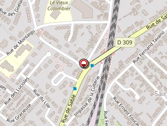 Carte de Besnard Claude à Mans (le)