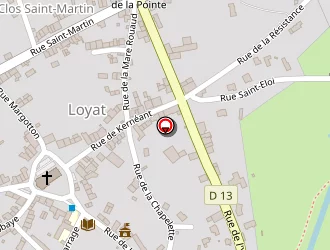 Carte de Ecole Publique à Loyat