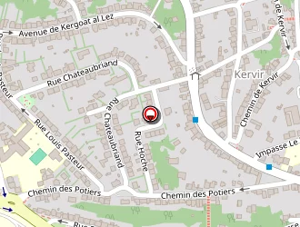 Carte de Le Bec Catherine à Quimper