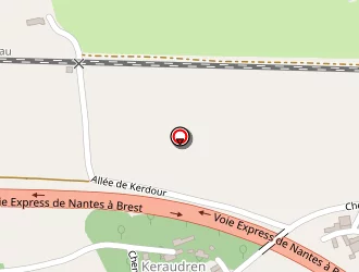 Carte de Quimper Paintball à Quimper