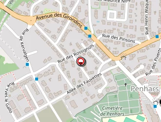 Carte de Criou Richard à Quimper